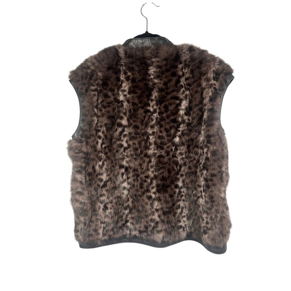 Vintage Neiman Marcus X Annabelle Exclusive, Rabbit Fur Vest, Size Large - Picture 2 of 8